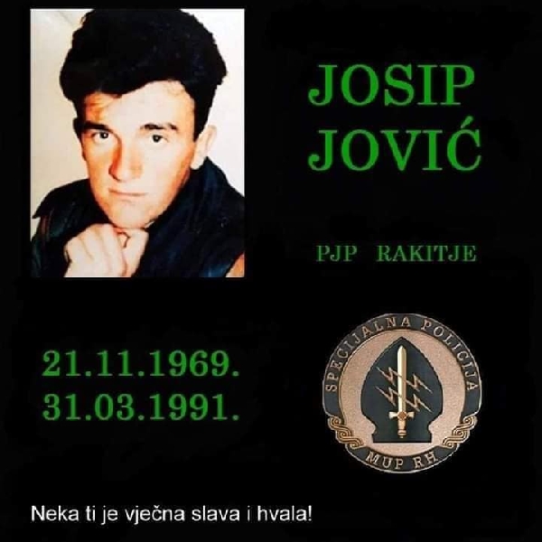 IN MEMORIAM Josip Jović, 31.ožujka 1991. - 31.ožujka 2020.