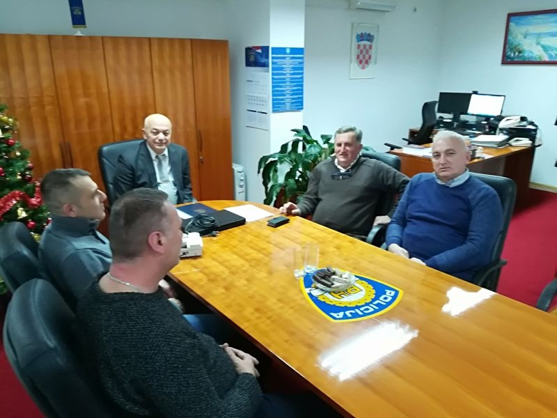 Delegacija IPA Lika na prijamu kod načelnika PU ličko-senjske 