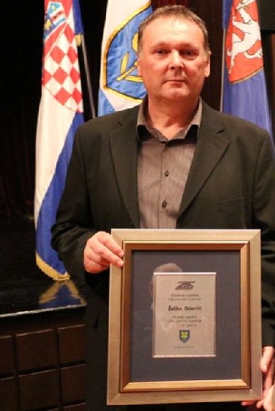 Željko Odorčić - potpredsjednik IPA LIKA Gospić proglašen najboljim sportašem Ličko-senjske županije u 2015.